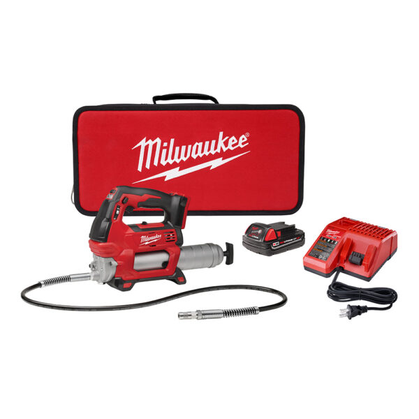 MILWAUKEE M18™ Cordless 2-Speed Grease Gun Kit