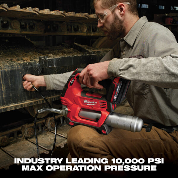 MILWAUKEE® M18™ Cordless 2-Speed Grease Gun Kit - Image 6