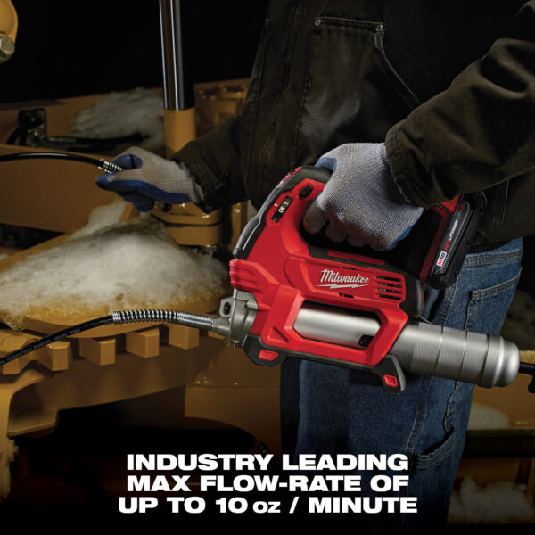 MILWAUKEE® M18™ Cordless 2-Speed Grease Gun Kit - Image 7