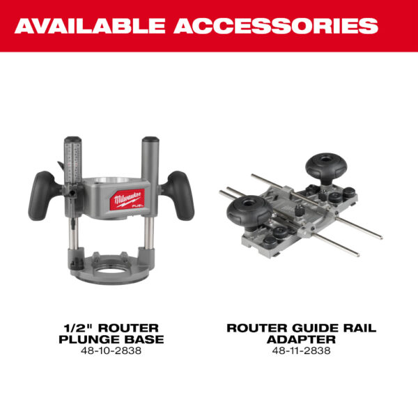 MILWAUKEE M18 FUEL™ 1/2" Router (Tool Only) - Image 3