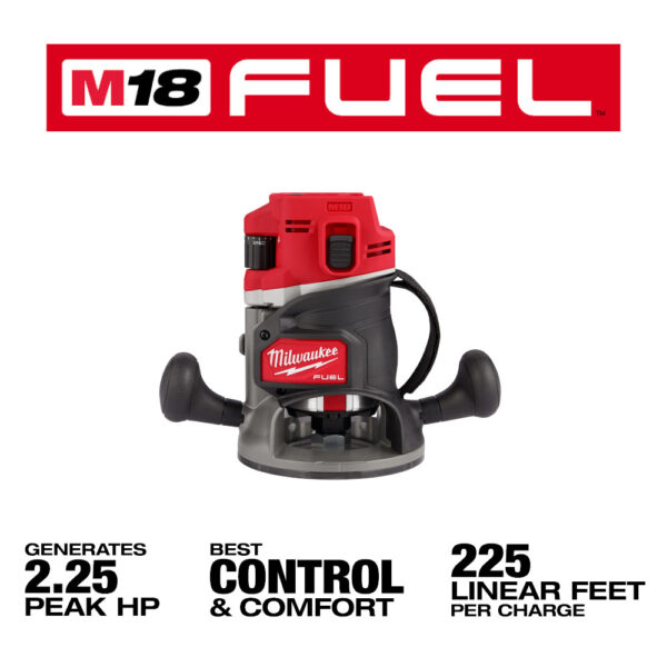 MILWAUKEE M18 FUEL™ 1/2" Router (Tool Only) - Image 4