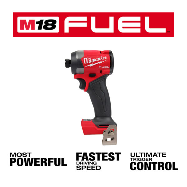 MILWAUKEE M18 FUEL™ 1/4" Hex Impact Driver (Tool Only) - Image 6