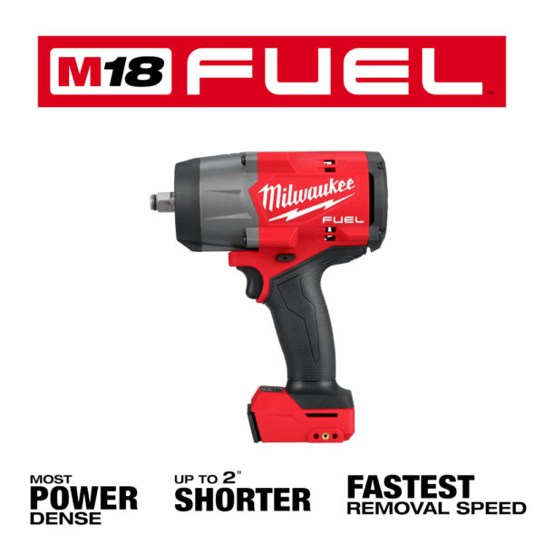MILWAUKEE M18 FUEL™ 1/2" High Torque Impact Wrench w/ Friction Ring (Tool Only) - Image 4