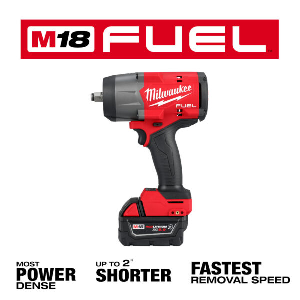 MILWAUKEE M18 FUEL™ 1/2" High Torque Impact wrench w/ Friction Ring Kit - Image 3