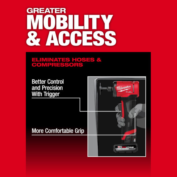 MILWAUKEE M12 FUEL™ 1/4" Right Angle Die Grinder Kit - Image 7