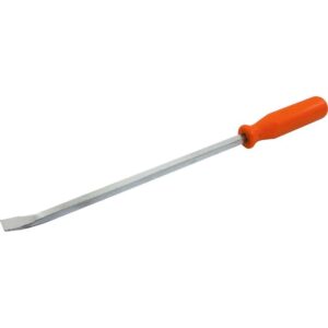 GRAY Screwdriver Handle 24" Pry Bar with an orange handle