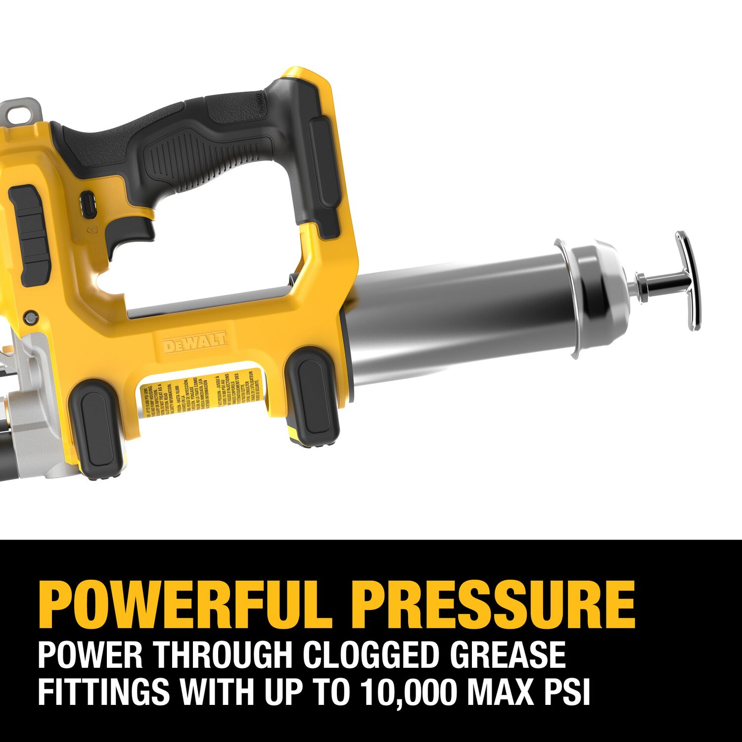 DEWALT 20V MAX* Cordless 10,000 PSI Variable 2-Speed Grease Gun (Tool Only) - Image 5