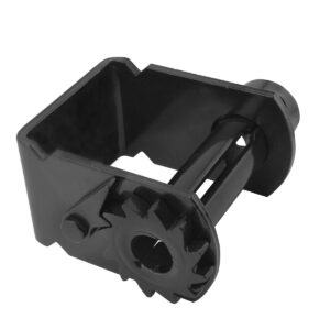 Erickson 52809 sliding winch 15000 lb black steel flatbed trailer winch product image on white background with gear and spool visible