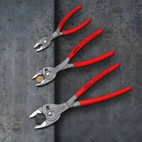 KNIPEX 3pc TwinGrip Slip Joint Pliers Set (6",8",10") - Image 4