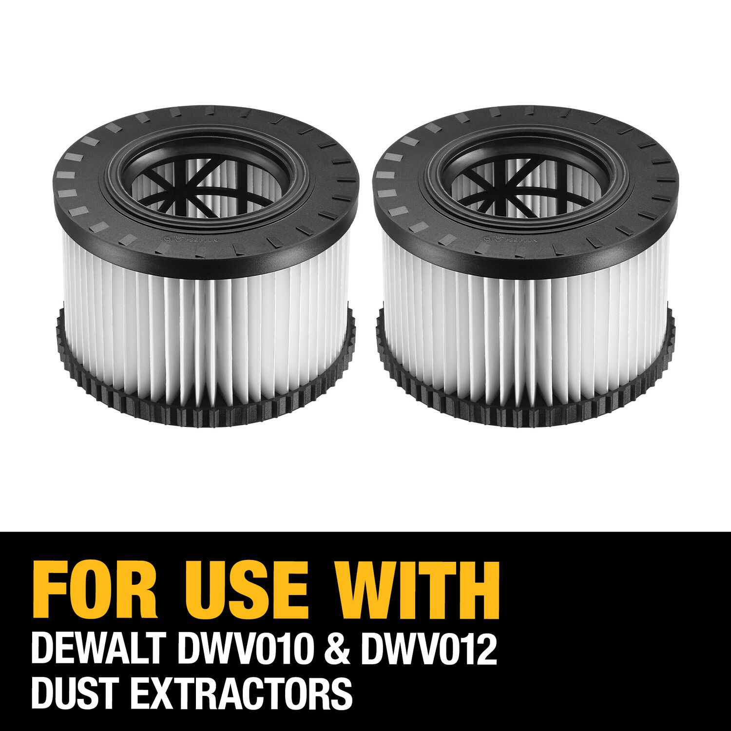 DEWALT HEPA Filter Set For DWV010 & DWV012 (Type 2) Dust Extractors - Image 3