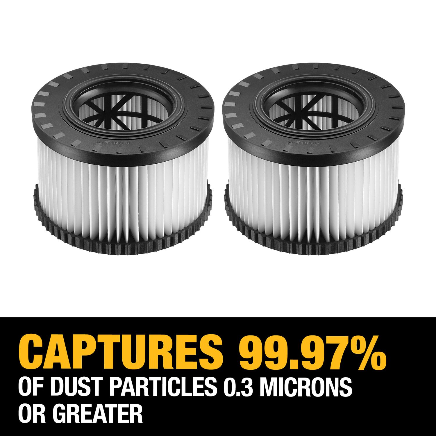 DEWALT HEPA Filter Set For DWV010 & DWV012 (Type 2) Dust Extractors - Image 4