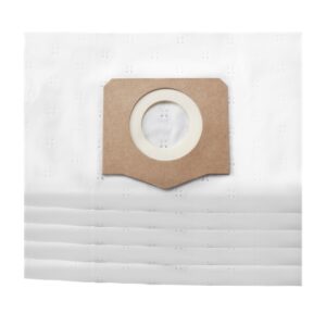 EGO AVG0905 dust bag with cardboard mounting collar and sealed inlet opening, designed for EGO 9 gallon POWER+ wet/dry vacuum WDV0900, shown flat on white background.