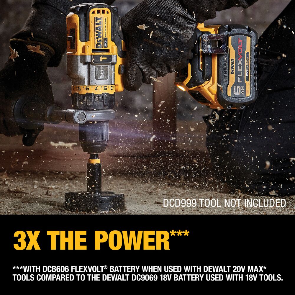 DEWALT FLEXVOLT® 20/60V MAX* Battery Pack 6.0AH** - Image 6