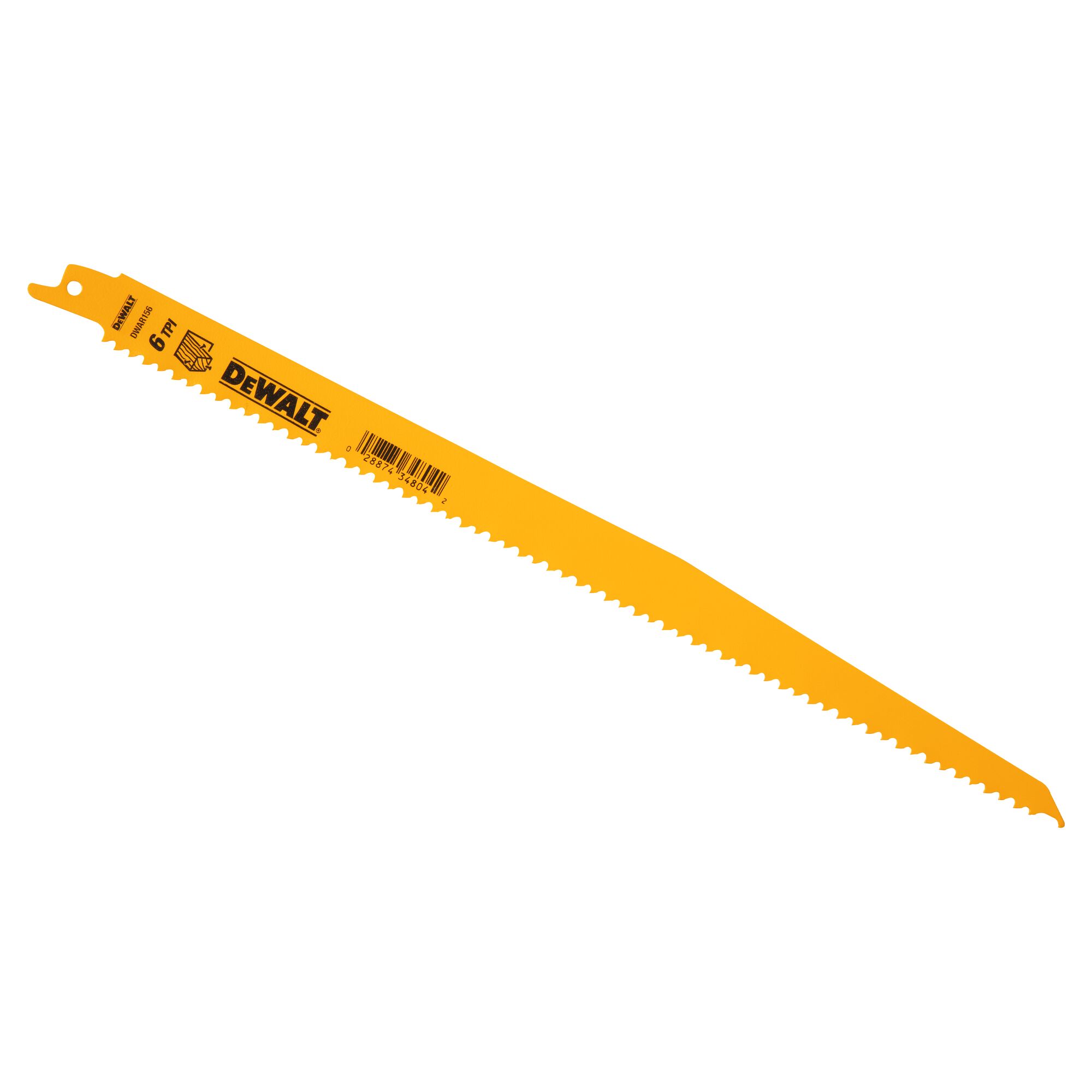 DEWALT® 12" Recip Saw Blade Wood 6 TPI