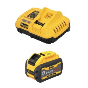 DEWALT FLEXVOLT 20V 60V MAX 9Ah battery and fast charger kit