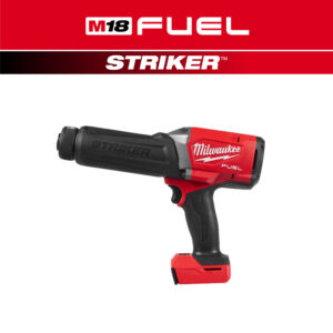 MILWAUKEE 3771-20 M18 FUEL STRIKER Hammer Chisel (Tool Only) product image showing the cordless .401" round shank hammer chisel in left-side profile on a white background.