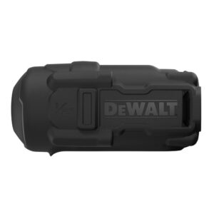 DEWALT PB961B protective rubber boot for the DCF961 20V MAX XR 1/2 in. high-torque impact wrench, top view showing the custom-molded black rubber design and DEWALT logo.