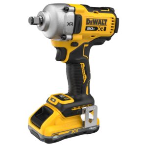 DEWALT DCF891QQ1 20V MAX XR 1/2" mid-torque impact wrench kit product image with 4Ah battery