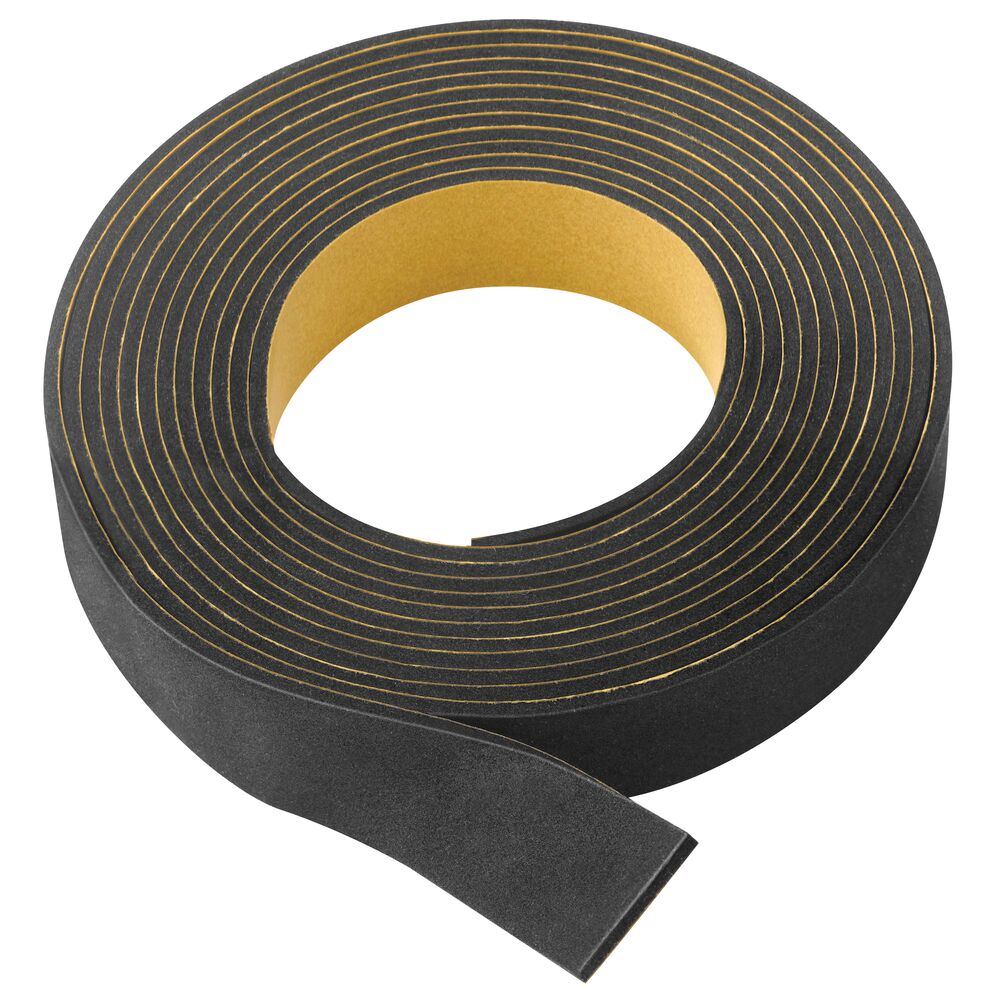 DEWALT DWS5032 118" TrackSaw replacement friction strip, coiled product image showing the black adhesive-backed glide material