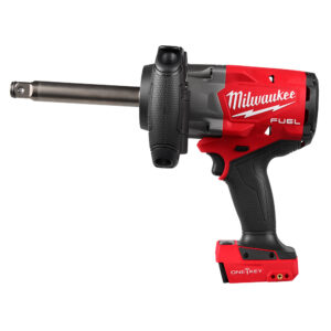 MILWAUKEE 2969-20 M18 FUEL 3/4″ Extended Anvil High Torque Impact Wrench with ONE-KEY product image with side handle.