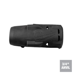 MILWAUKEE 49-16-2964 M18 FUEL 3/4″ High Torque Impact Wrench Protective Boot product image in black rubber.