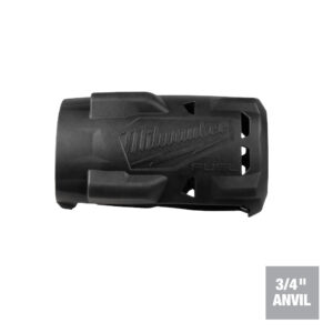 MILWAUKEE 49-16-2969 M18 FUEL 3/4″ Extended Anvil Impact Wrench Protective Boot product image in black rubber.