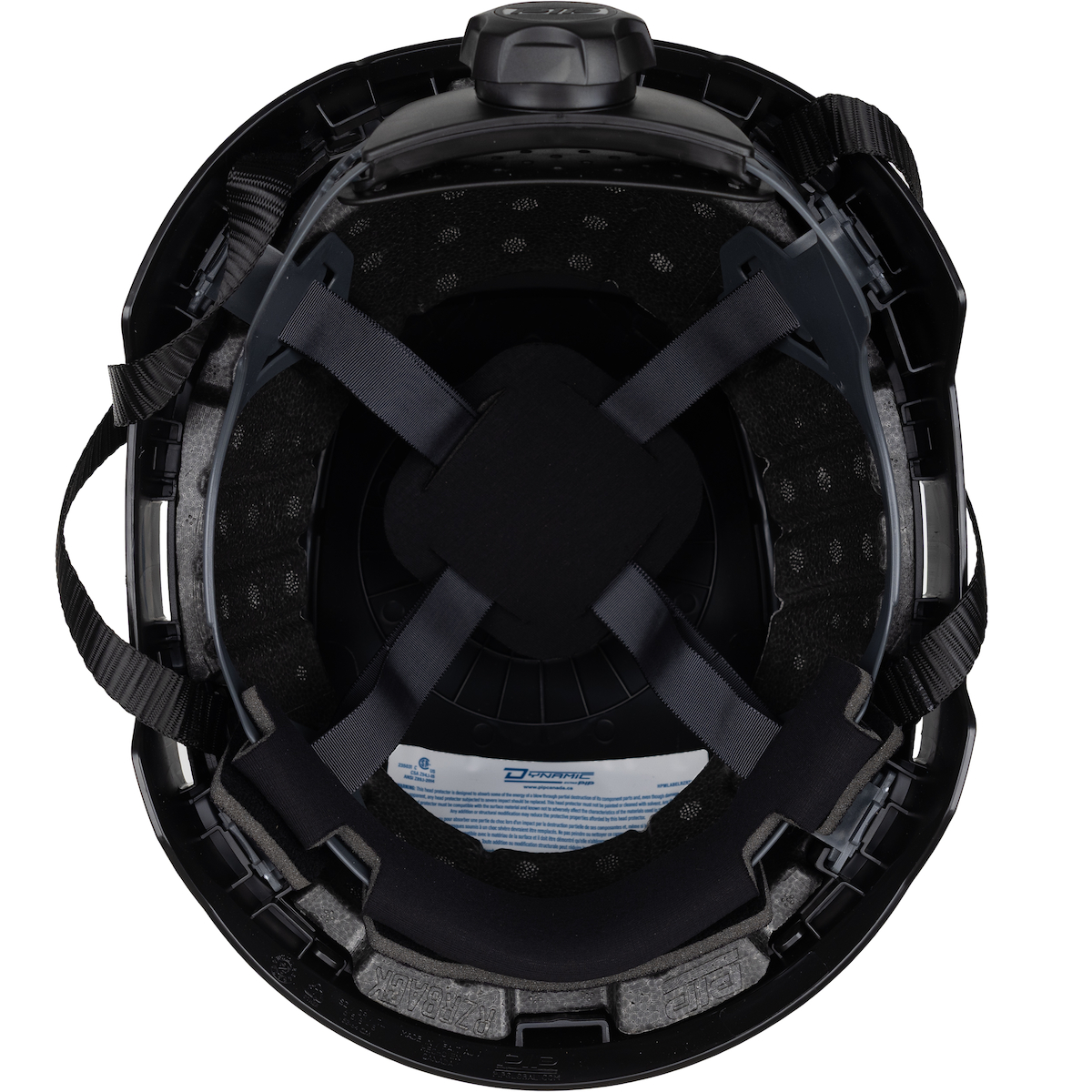 PIP RZRBack Black Safety Helmet, Type 2 w/ Chinstrap, Class E - Image 4